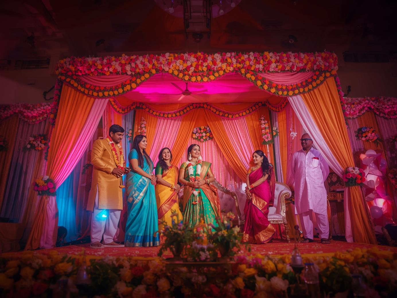 Housewarming catering setup